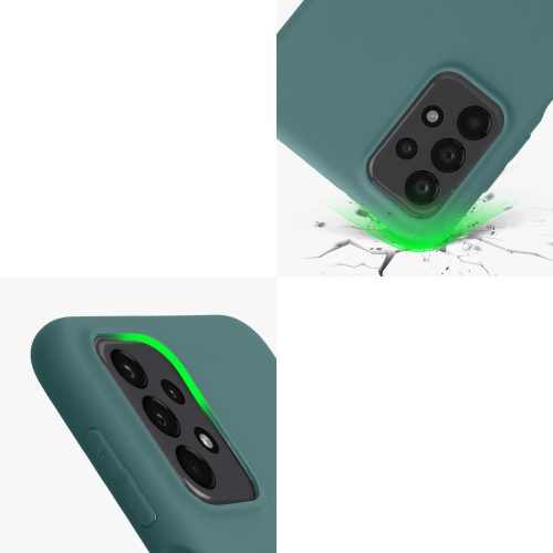 Husa Kwmobile pentru Samsung Galaxy A23/Galaxy A23 5G, Albastru, Silicon, 57804.207