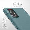 Husa Kwmobile pentru Samsung Galaxy A51, Verde, Silicon, 51196.206