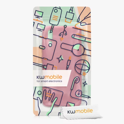 Husa Kwmobile pentru Huawei P20, Roz, Silicon, 44212.167