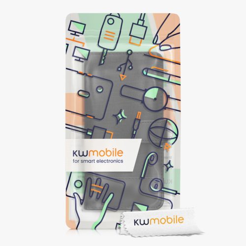 Husa Kwmobile pentru Ulefone Note 16 Pro, Negru, Textil/Silicon, 61723.73