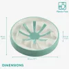 Bol mancare Navaris, ceramica, 20 cm, pentru caini si pisici, slow eating, NAV000025YC001C