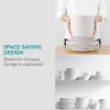 Set 18 piese vesela Navaris, 6 persoane, 27 cm, farfurii si boluri, alb, Ceramica/ceramica