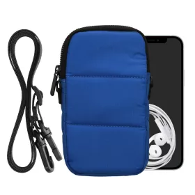   Husa Universala Kwmobile pentru telefon, Marime XL - 6.8 inch, Albastru, Textil, KWM0000204H002C