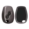 Husa Cheie Auto Kwmobile pentru Dacia/Renault 2 Butoane, Gri/Negru, Silicon, KWM0000253B001C