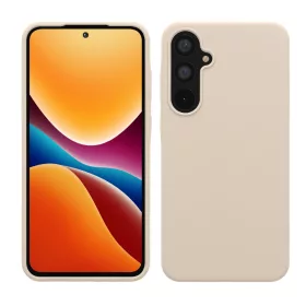   Husa Kwmobile pentru Samsung Galaxy A55, Crem, Silicon, KWM000021ME006C