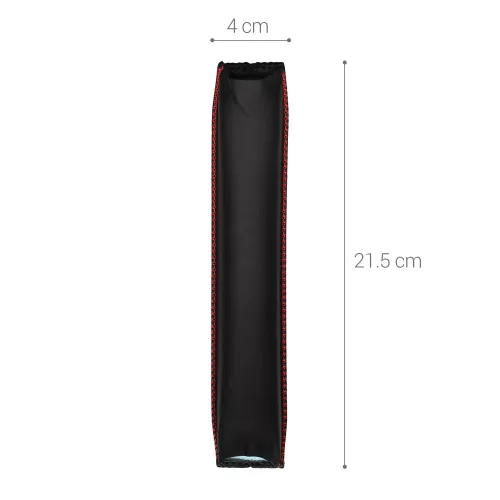 Banda Casti Kwmobile pentru Kingston HyperX Cloud Alpha, Negru, Piele ecologica, KWM0000256Q001C