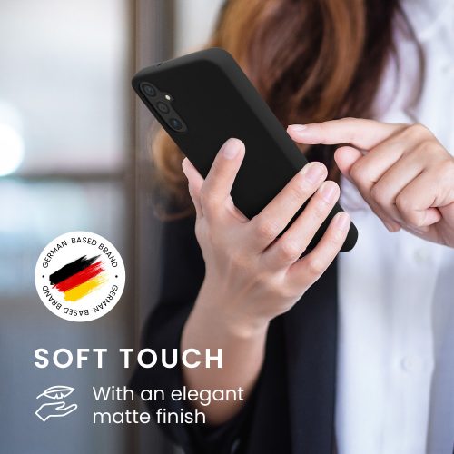 Husa Kwmobile pentru Samsung Galaxy A05s, Negru, Silicon, KWM000021MY001C