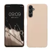 Husa Kwmobile pentru Samsung Galaxy A05s, Auriu, Silicon, KWM000021NA005C