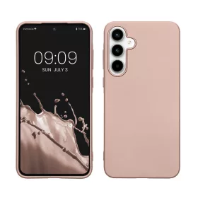   Husa Kwmobile pentru Samsung Galaxy A35, Roz, Silicon, KWM000021PC001C
