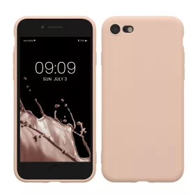   Husa Kwmobile pentru Apple iPhone SE (2022)/iPhone SE (2020)/iPhone 8, Crem, Silicon, KWM0000083F057C