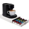 Suport capsule Vertuo Navaris, 40x5.5x23.5 cm, compatibil Nespresso, alb, plastic