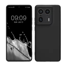   Husa Kwmobile pentru Motorola Edge 50 Ultra, Negru, Silicon, KWM000022SW001C