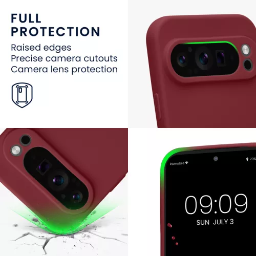 Husa Kwmobile pentru Google Pixel 9 Pro, Violet, Silicon, KWM000020PH010C