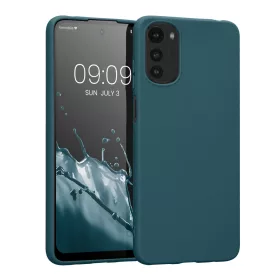   Husa Kwmobile pentru Motorola Moto E32/Moto E32s, Silicon, Verde, 58664.57