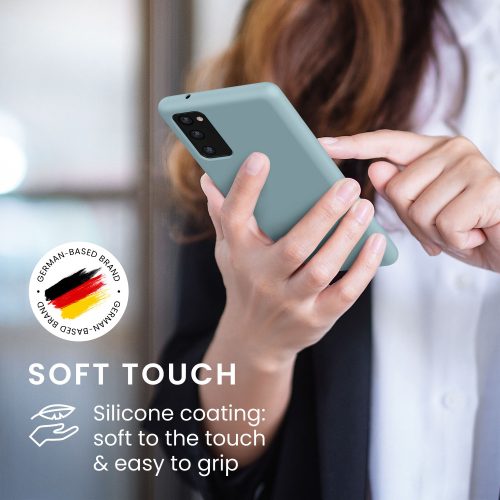 Husa Kwmobile pentru Samsung Galaxy S20 FE, Silicon, Verde, 53605.207