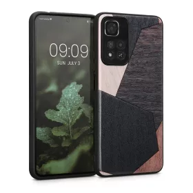   Husa kwmobile pentru Xiaomi Redmi Note 11 Pro Plus 5G, Lemn, Multicolor, 58100.06