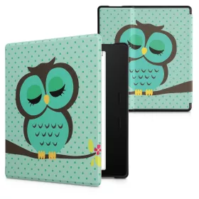   Husa kwmobile pentru Amazon Kindle Oasis 10, Piele ecologica, Multicolor, 49417.24