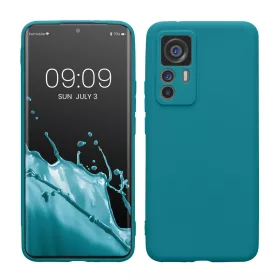  Husa kwmobile pentru Xiaomi 12T , Silicon, Albastru, 60151.57