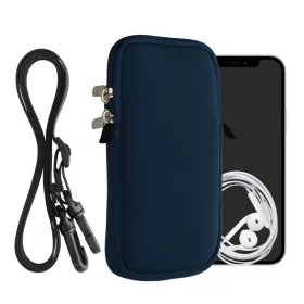   Husa Kwmobile Universala XL - 6,8", Neopren, Albastru, 58700.4.116