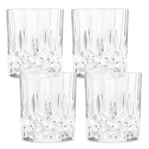 Set 4 Pahare de Whisky Navaris, 290 ml, rezistente la socuri, sticla, 60178.01.04