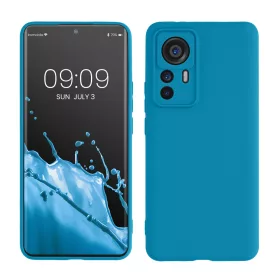   Husa kwmobile pentru Xiaomi 12T Pro, Silicon, Albastru, 60258.224