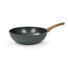 Wok Flonal Diversa, 28 cm, aluminiu forjat 100% reciclat, antiaderent pe baza de apa